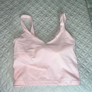 PINK ALIGN LULULEMON CROP TOP SIZE 2